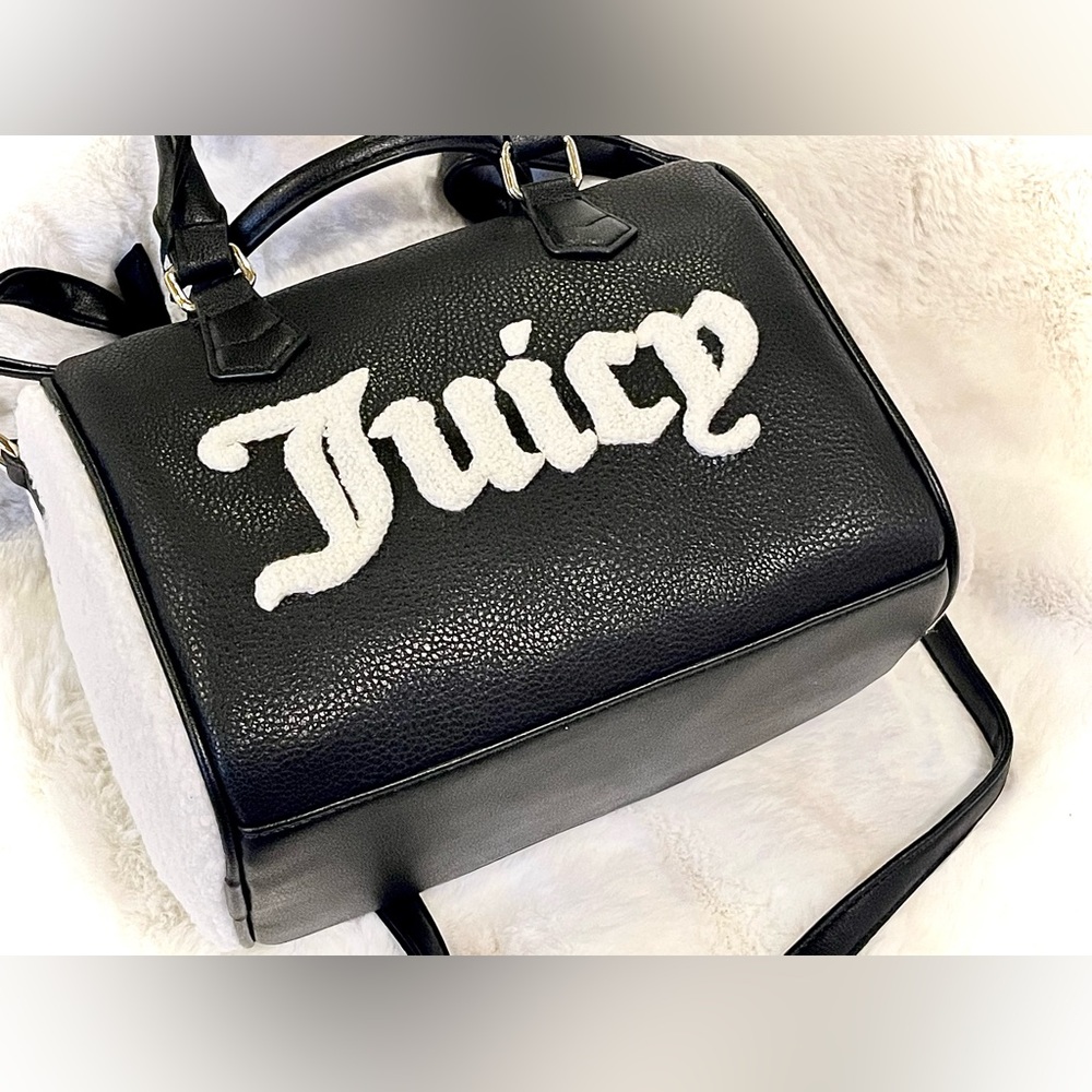 Juicy Couture Black 'Juicy' Dome Satchel Bag - Picture 2 of 7